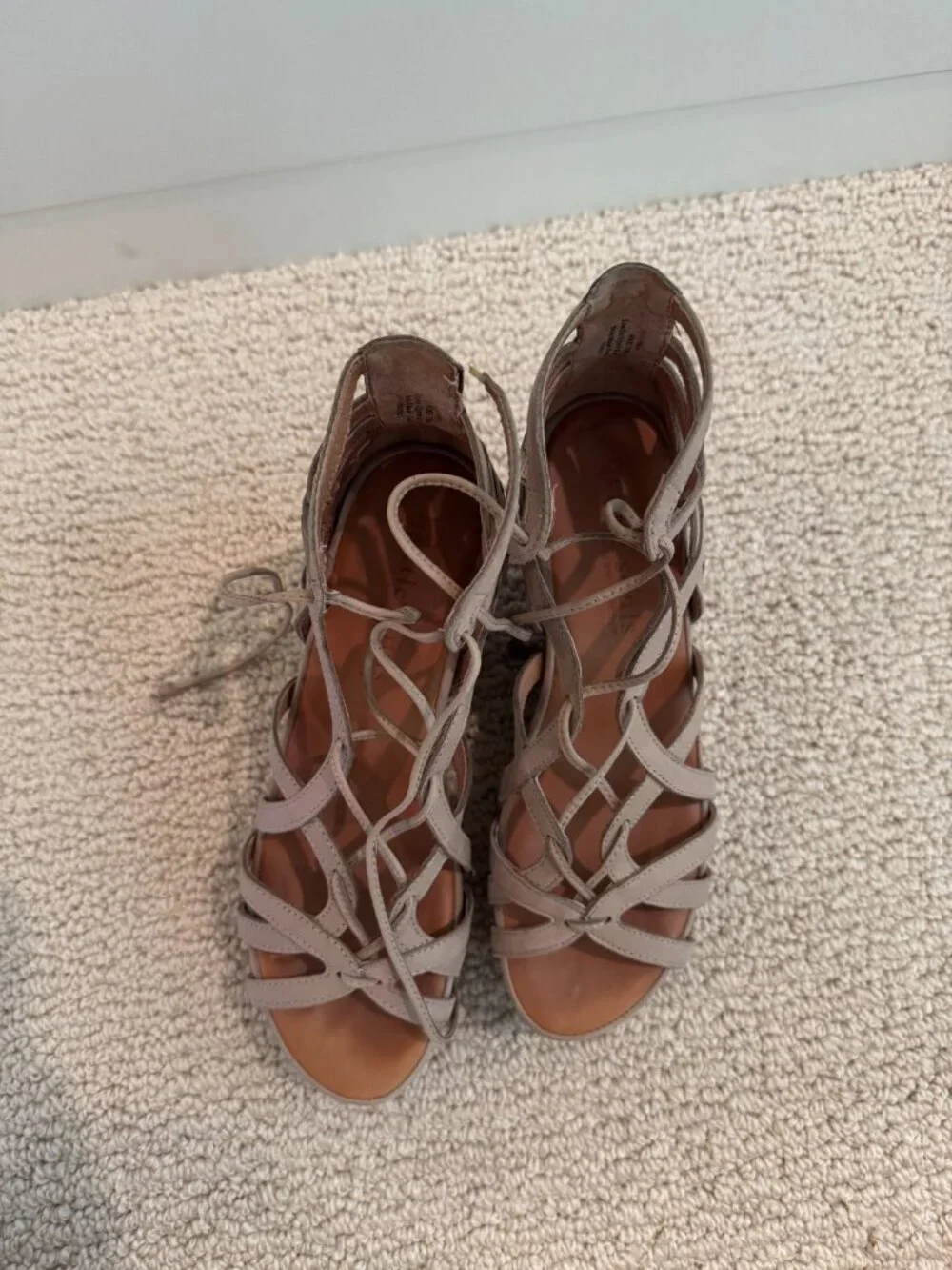 Gentle Souls Joy Platform Wedge Sandals *Flaw